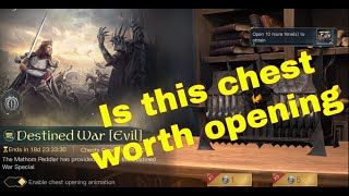 Chest opening LORD OF THE RINGS RISE TO WAR is it worth it