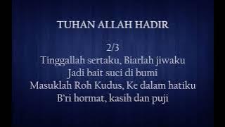 Lagu Sion Edisi Lengkap Nomor 3 Tuhan Allah Hadir