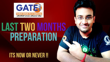 Last two months before Gate-2023 | Its Now and Never | Preparation Strategy #gate2023 #gateexam