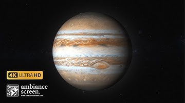 🔭 Planet: Jupiter #1 - 4K (1 HOUR) | Ambiance Screen.