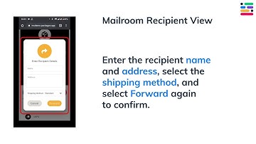 Digital Mailroom: Forward Packages (Operator