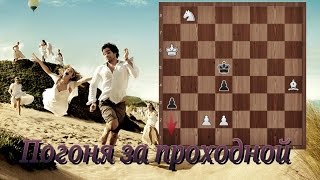 Уроки шахмат для начинающих. Погоня за проходной. Этюд. Уроки шахмат для начинающих. Погоня за проходной. Этюд.