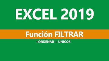 Función FILTRAR en Excel 365