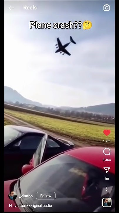 plane crash 😮😲 #plane #planecrash #pranks #humor #shortsfeed # ...