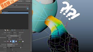 How to copy weights from vertex to vertex in Maya