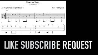 Rylo Rodriguez - Home Run (Guitar Loop with Tab)