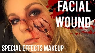 Facial Wound | Special Effects Makeup