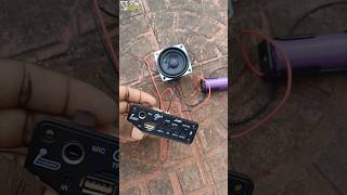DIY: How To Make Bluetooth Speaker at Home#ideas #electronic #experiment #diy