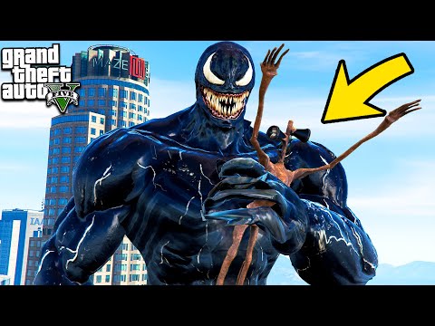 КАК ВЕНОМ СОЖРАЛ СИРЕНОГОЛОВОГО В ГТА 5 МОДЫ! VENOM SIREN HEAD ОБЗОР МОДА В GTA 5! ИГРЫ ВИДЕО MODS