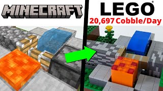 100% WORKING LEGO® Minecraft Cobblestone Generator by Brick Machines 8,586,603 views 1 year ago 10 minutes, 7 seconds