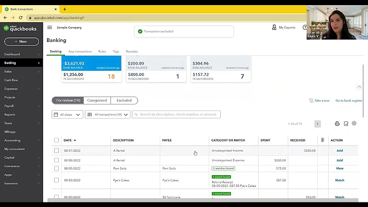 "How do I use the Banking page?" - A Bank Feed intro for QuickBooks Online - Small Business Help