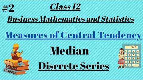 Class 12 Measure of Central Tendency Median Discrete Series #Median #Statistics #Class12 #Jacboard