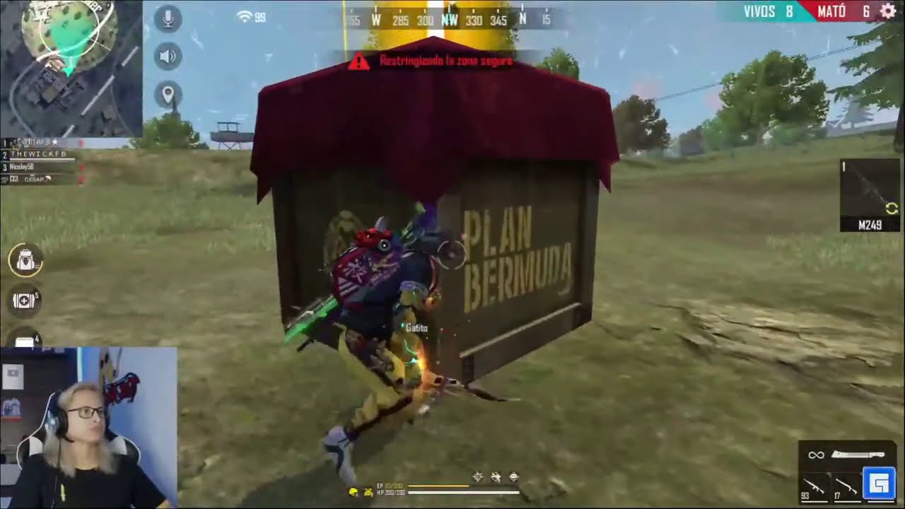 ME HAGO PASAR POR NIÑO EN FREE FIRE / ESCUADRA RANDOM / NO CREERAS LO QUE PASO 😱🤣 - THE WICK