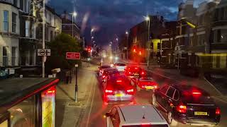 London Bus view | London eye | bus ride | Waterloo to tooting 77 route |