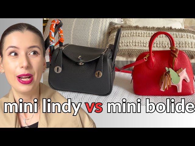 💗 Hermes Mini Lindy vs Mini Bolide 🐎 Mod shots, what fits/ pony