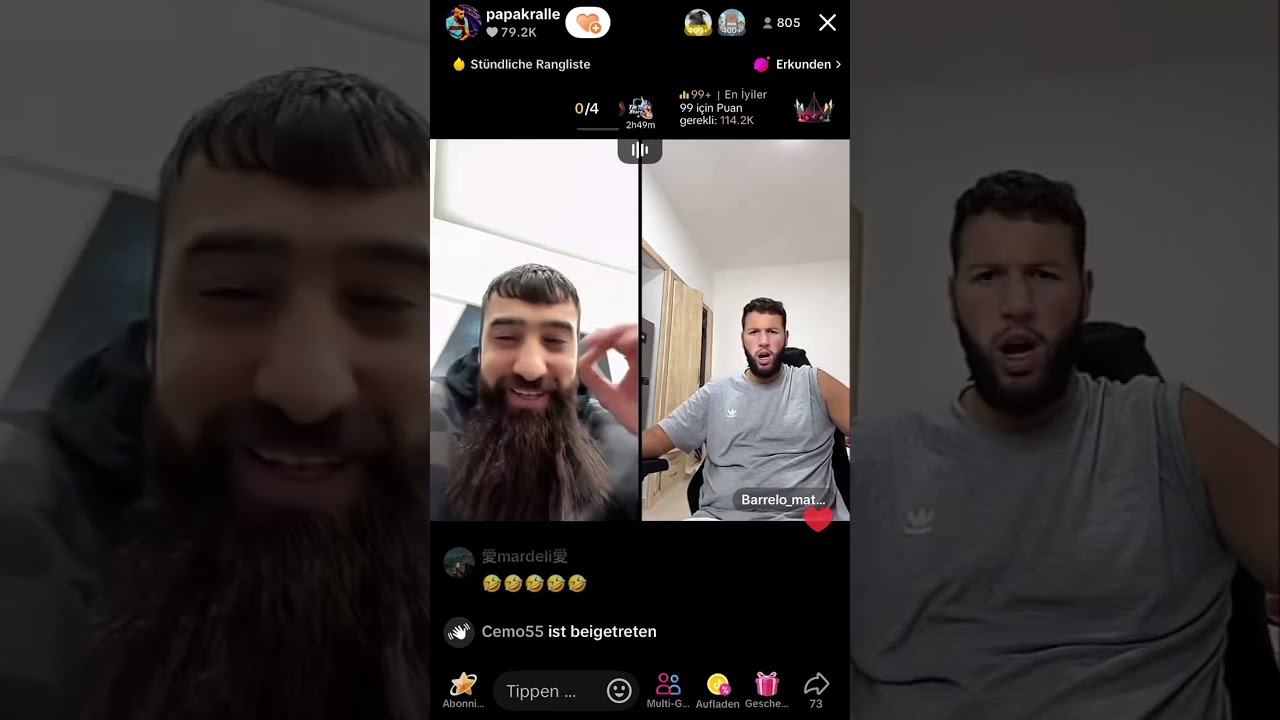 🚫 Papakralle 1 🤯 #tiktok #live #papakralle #barello