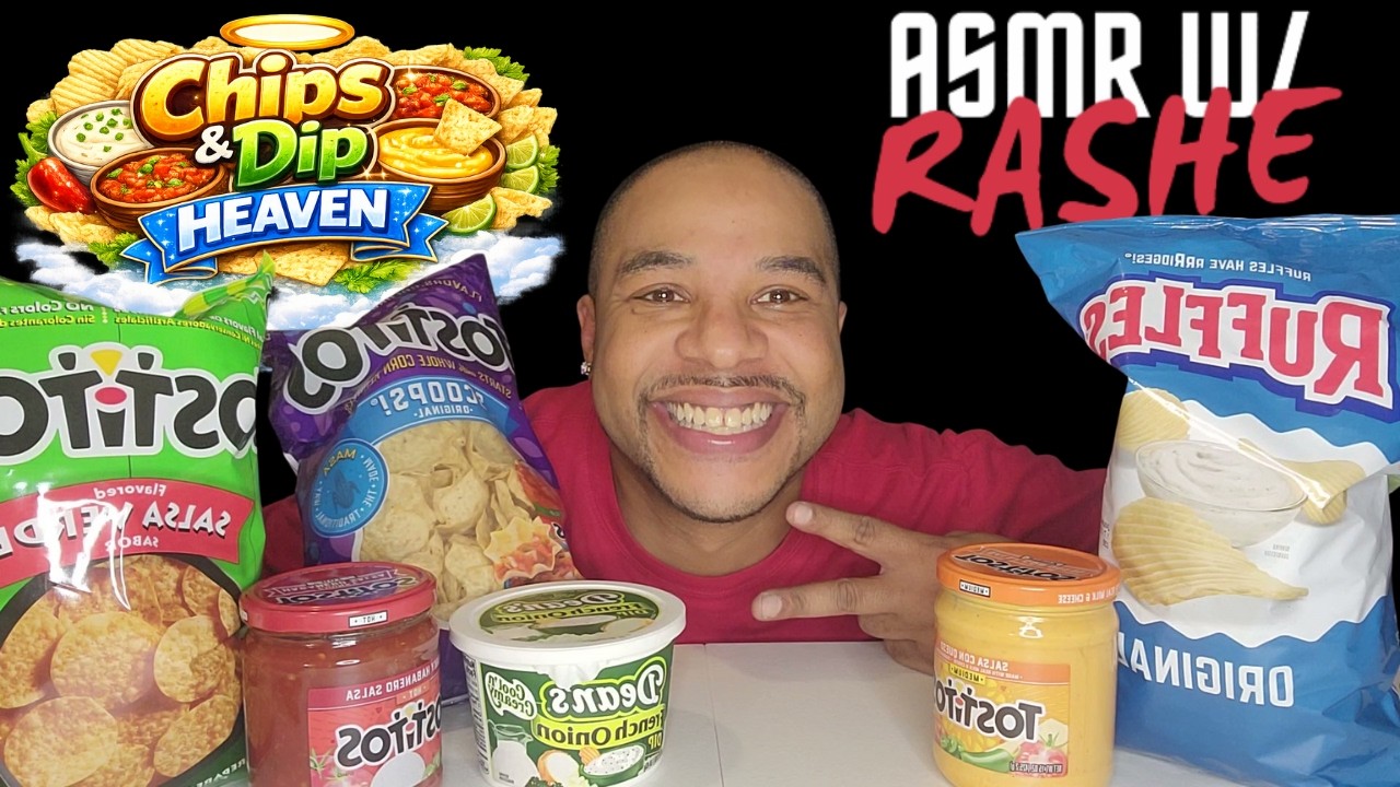 ASMR RASHE 🔥 РАЙ ДЛЯ ЛЮБИТЕЛЕЙ ЧИПСОВ И СОУСОВ | ХРУСТЯЩИЕ ЧИПСЫ, СЛИВОЧНЫЕ СОУСЫ И ЛЕГКИЙ ШЕПОТ