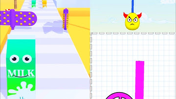 Juice Run Vs Draw To Smash| Asmr satisfying gameplay