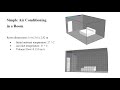 Simple Air Conditioning simulation (FDS) - Fire Dynamics Simulator Tutorial - fdstutorial.com