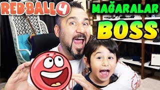 REDBALL 4 MAĞARALAR BİTTİBOSS! | KIRMIZI TOP OYNUYORUZ