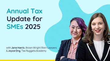 Annual Tax Update for SMEs 2025