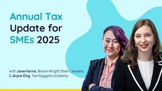 Annual Tax Update for SMEs 2025