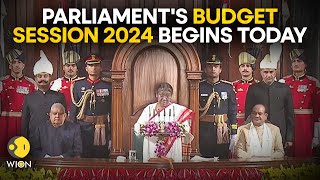 Budget 2024 LIVE: President Droupadi Murmu addresses both Houses of the Parliament | WION LIVE