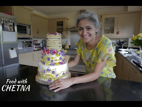 Stunning and easy edible flower cake with Sainsbury39s!