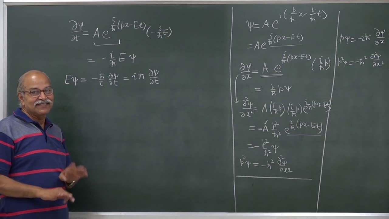 Lec 10  Getting to Schrodinger's Equation