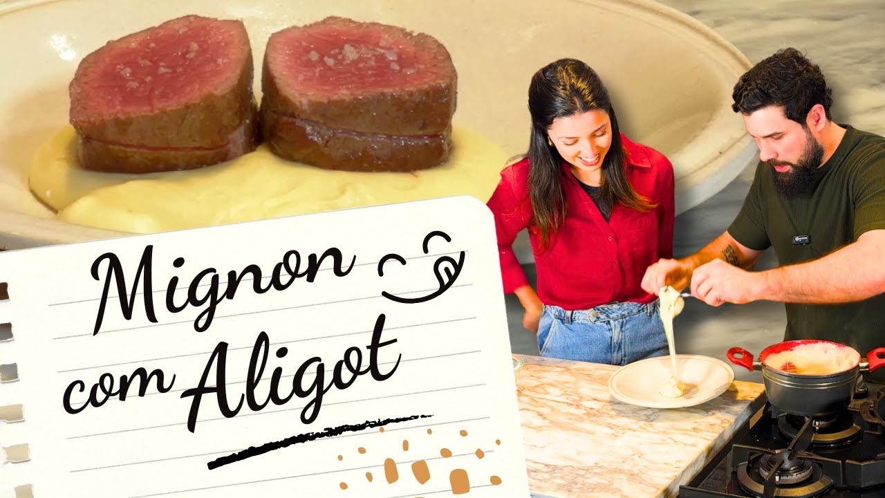 Desafio na cozinha! FILE MIGNON COM ALIGOT DE BATATA | Cremoso e irresistível!