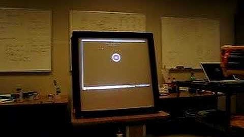 Multi-touch + NERF, Alternative Input Device Demo