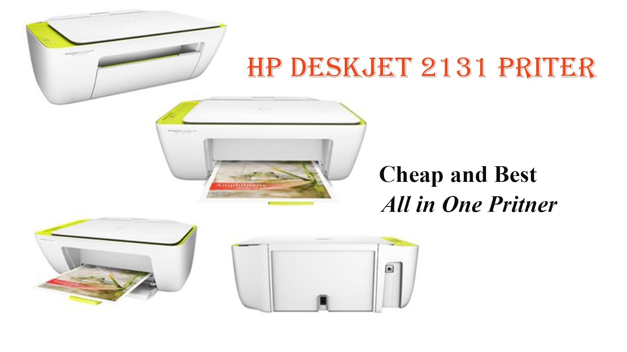 HP DeskJet 2131 AllinOne Inkjet Colour Printer (Print, Copy, Scan) in