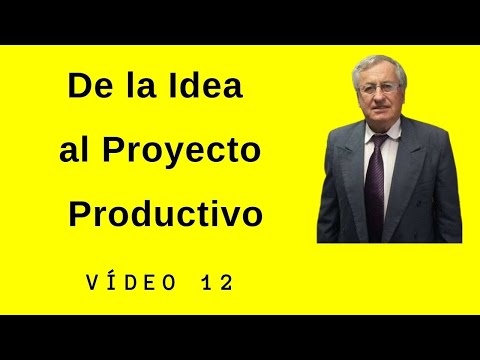 De la idea al proyecto productivo