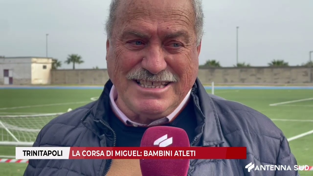 TRINITAPOLI, LA CORSA DI MIGUEL: BAMBINI ATLETI