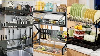 Smart Dish Drying Rack Designs to Save Kitchen Space l