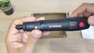 Testing and a teardown of a cheap rotary tool from China. Aridoo