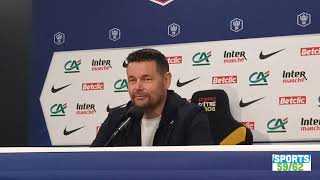 Football Pierre SAGE (RC Lens): "je suis déjà tourné vers la finale"