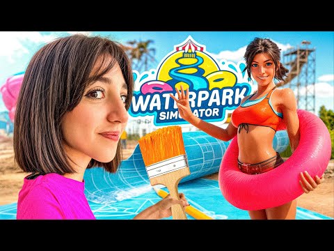 پارک آبی خودمو ساختم 😍 Waterpark Simulator