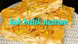 RESEPI KEK BATIK NESTUM ‼️WOW 😱 ENAK SEKALI RUPANYA‼️RANGUP DAN BERLEMAK