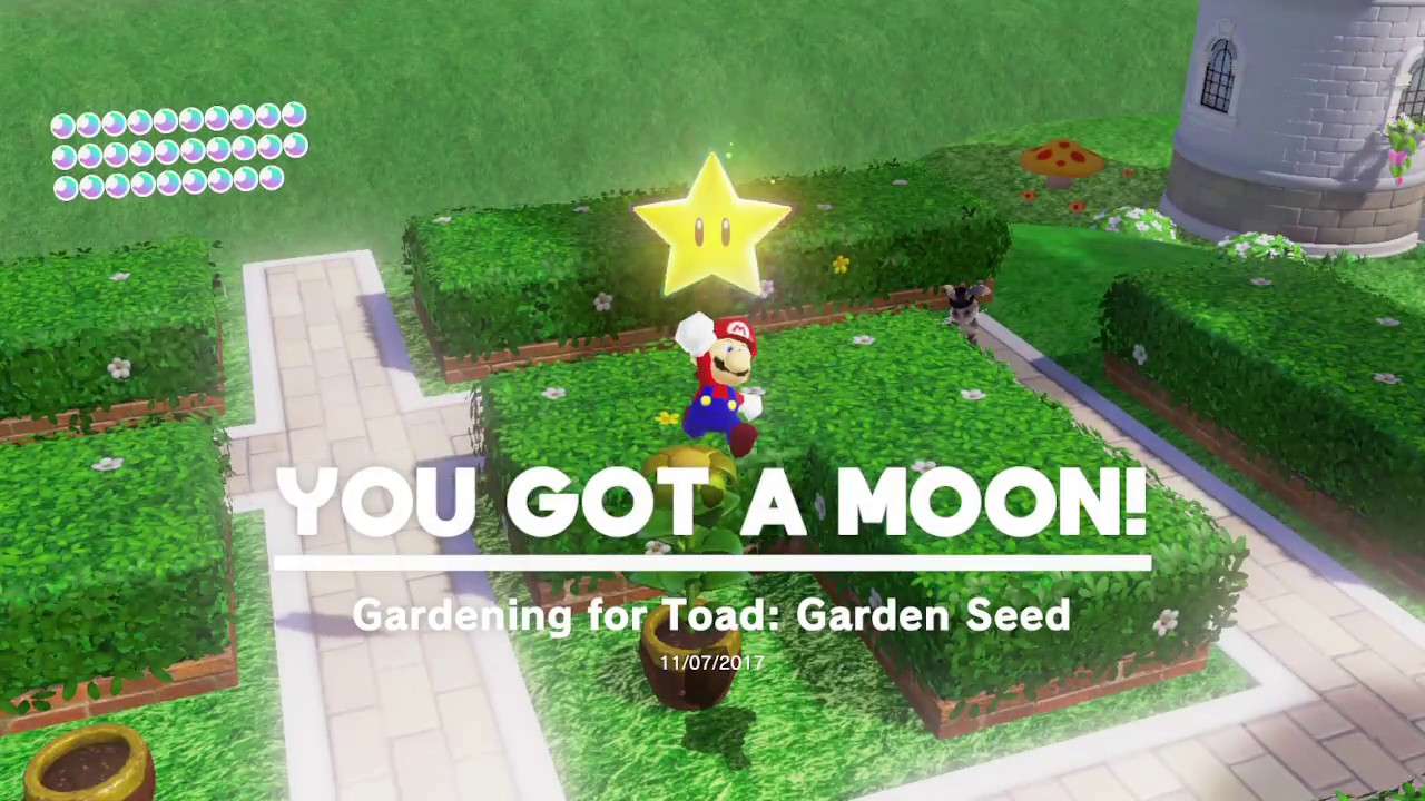 *30'' to the Moon* Mushroom Kingdom 04 Gardening for Toad, Garden Seed