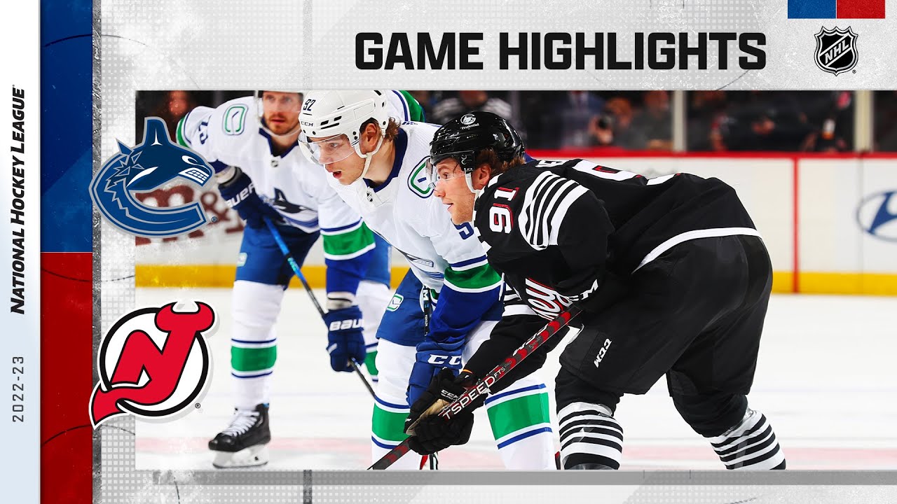 Vancouver Canucks v New Jersey Devils