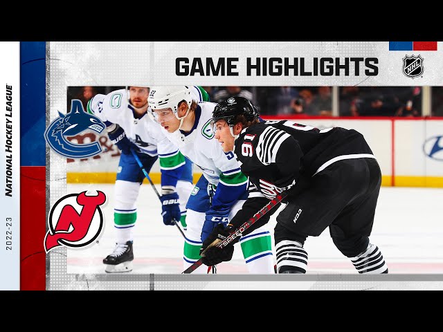 New Jersey Devils vs. Vancouver Canucks Hockey