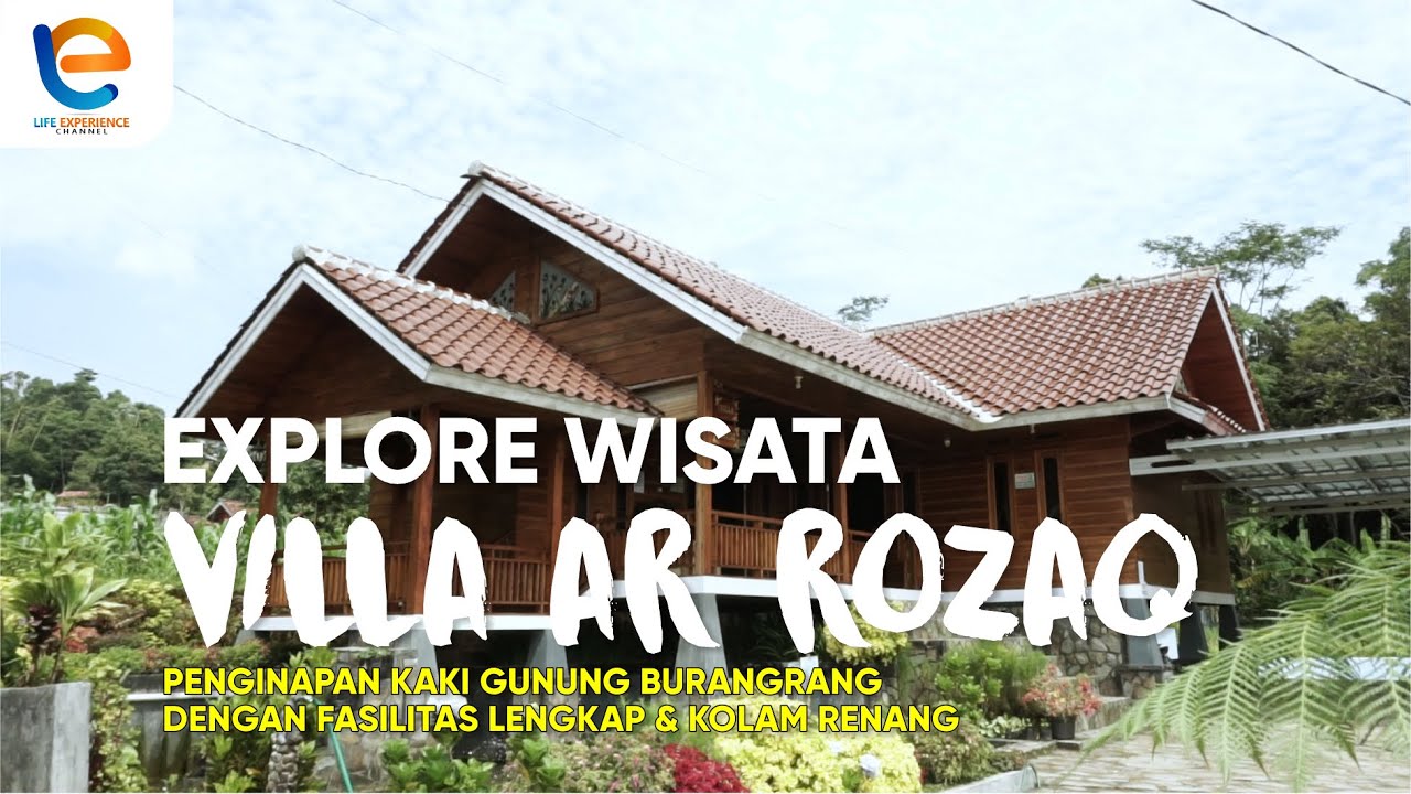 VILLA CIHANJAWAR PURWAKARTA  | VILLA ARROZAQ ADA KOLAM RENANG