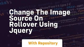 change the image source on rollover using jquery