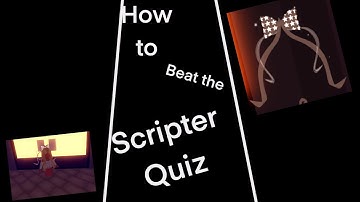 How to beat the Scripter Quiz || Royal High 2021
