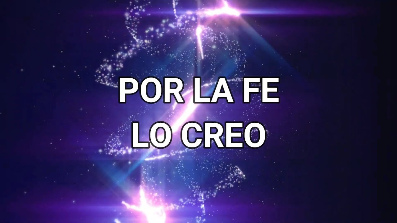 Tu Fe Letra POR LA FE - LETRA TU PALABRA CANTARE JUAN CARLOS ALVARADO - YouTube