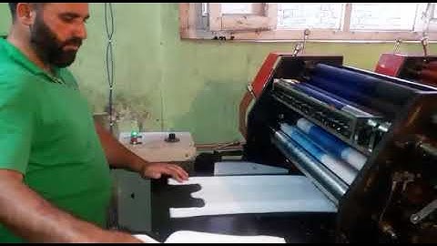 NON WOVEN BAG TWO COLOUR PRINTING MACHINE call or msg on 7875023144