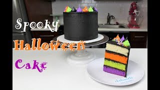 Spooky (yet Simple) Halloween Cake | CHELSWEETS