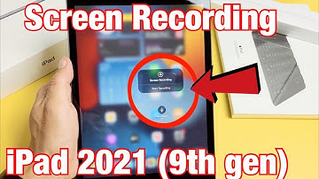 iPad (9th Gen): How to Enable & Use Screen Record (Screen Recording)
