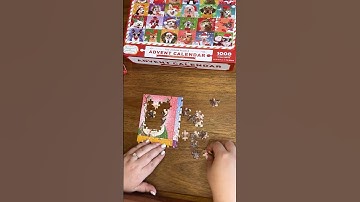Day 1 - Jigsaw Puzzle Advent Calender Unboxing - #adventcalendar #jigsawpuzzle #unboxing